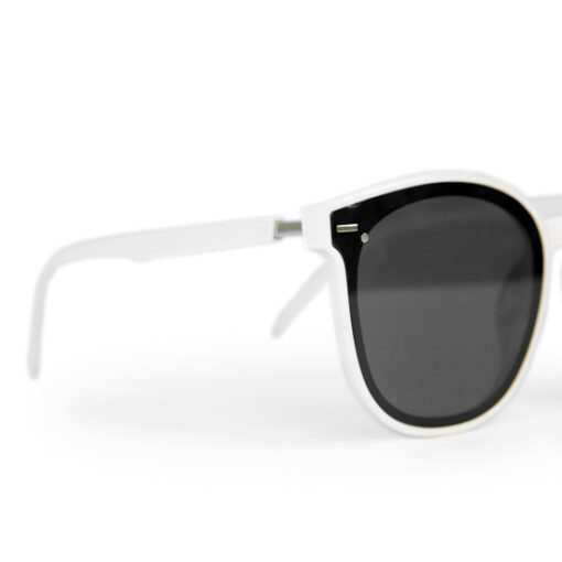 White Big Frame UV Sunglasses