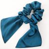Blue Retro Bow Scrunchies 