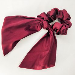 Red Retro Bow Scrunchies