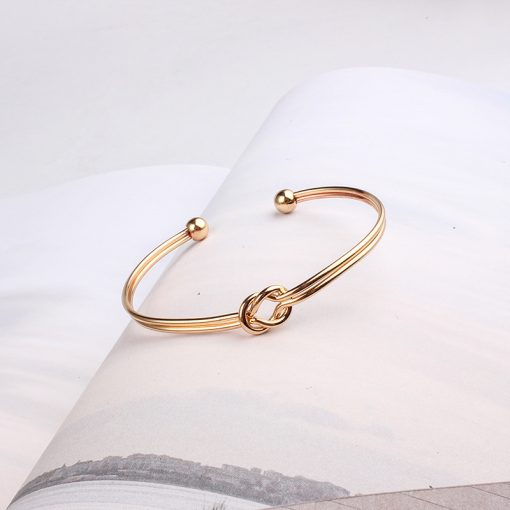 Gold Double-layer Twisted Bracelet