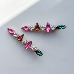Multicolor Trendy Crystal Diamond Hairpin