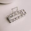 Multicolor Square Geometric Rhinestone Hairpin