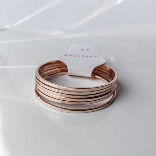 Rose Gold Simple Fashion Set Bracelet