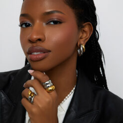 Silver Water Drop Ring