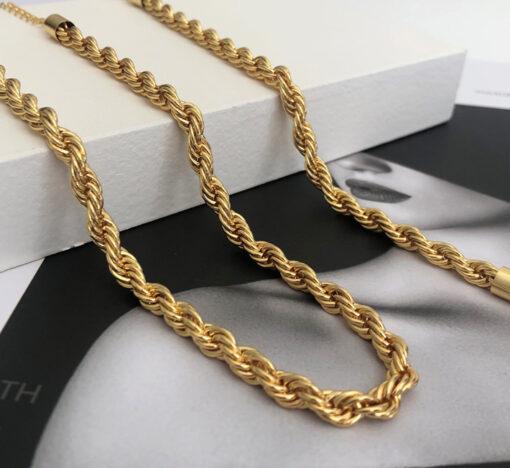 The Rope Chain - 5mm Bold Gold