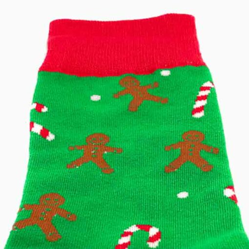2 Pcs Red & Green Christmas Socks