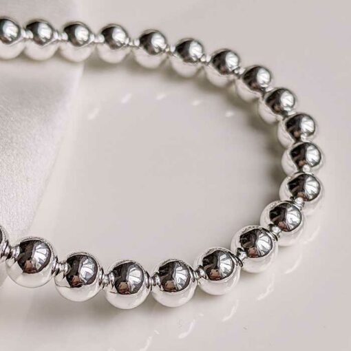 Silver Beads Bracelet