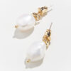 White Lace Pearl Earrings