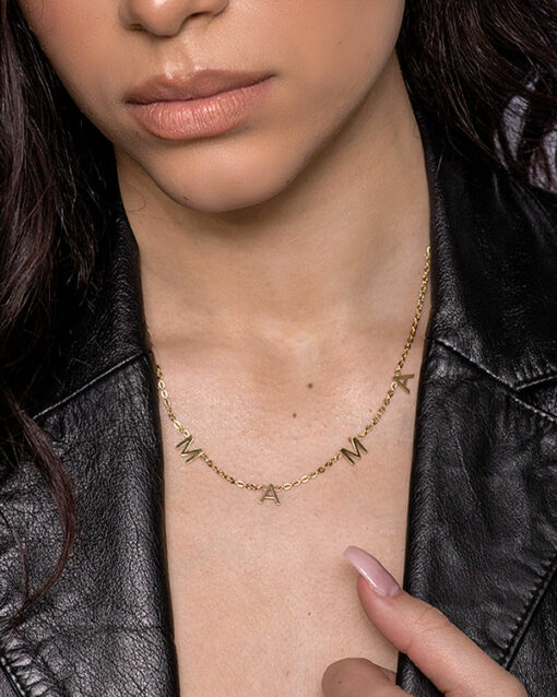 Mama Necklace (Gold Plated, Tarnish Free)