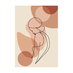 Abstract Female Wall Art (2 pack)