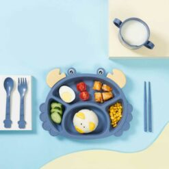 Crab Plate Feeding Set