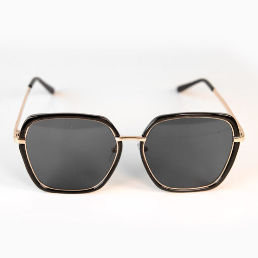 Black Fashion Polygonal Sunglasses