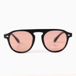 Black & Pink Retro Sunglasses