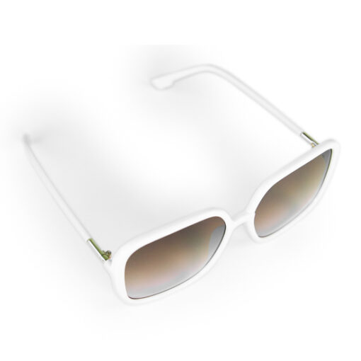 White Thin Polarized Sunglasses