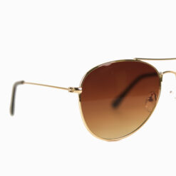 Gold Metal Aviator Sunglasses