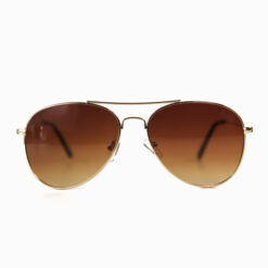 Gold Metal Aviator Sunglasses