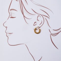 Minimalist Hoop Earrings (18K Gold Plated, Tarnish-Free)