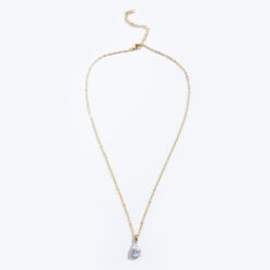 April Crystal Birthstone Necklace (18K Gold Plated, Tarnish-Free)