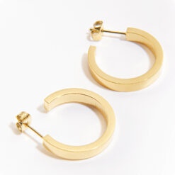 Classic Hoop Earrings (18K Gold Plated, Tarnish-Free)