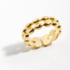 Sun and Moon Layered Ring (18K Gold Plated, Tarnish-Free)