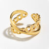 Gold Snake Ring (18K Gold Plated, Tarnish-Free)