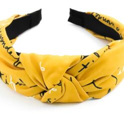 Yellow Knotted Fashion Headband