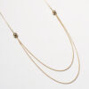 Layered Heart Disc Necklace (18K Gold Plated, Tarnish-Free)