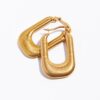 Cube Drop Earrings (Gold Plated, Tarnish-Free)
