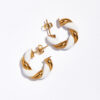 Zircon Baguette Earrings (18K Gold Plated, Tarnish-Free)
