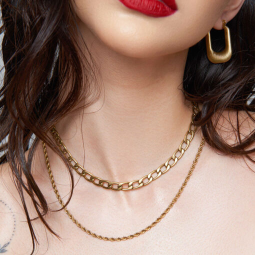 The Rope Chain - 3mm Classic Gold (Gold Plated, Tarnish Free)