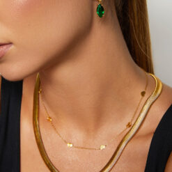 Heart Love Necklace (18K Gold Plated, Tarnish-Free)