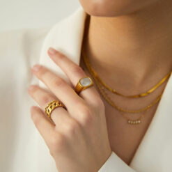 Link Chain Ring Link Chain Ring