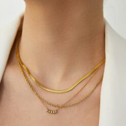 Beach Braid Necklace Set Beach Braid Necklace Set