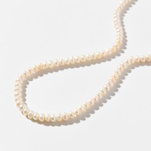 Puka Pearl Necklace
