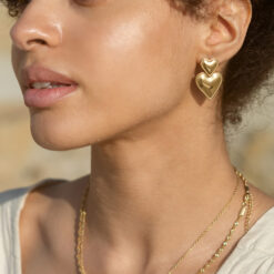 Eloisa Double Heart Earrings