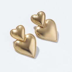 Eloisa Double Heart Earrings