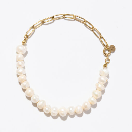 Ava Pearl Chain Bracelet