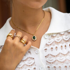 Safiya Emerald Necklace