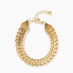 Classic Cuban Bracelet, Gold