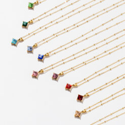 Heirloom Preciosa Crystal Birthstone Necklace Heirloom Preciosa Crystal Birthstone Necklace