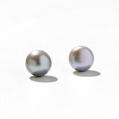 Grey Pearl Stud Earrings