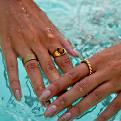 Oval Tiger Eye Ring Oval Tiger Eye Ring