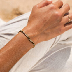 Classic Cuban Bracelet, Gold Classic Cuban Bracelet, Gold