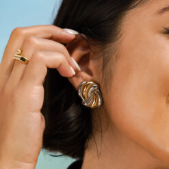 Mixed Metal Earrings