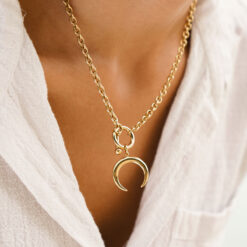 Crescent Moon Necklace Crescent Moon Necklace