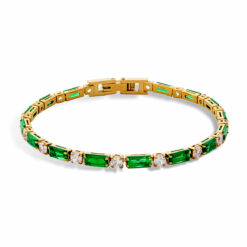 Emerald Gemstone Bracelet