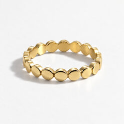 Dot Eternity Band, Gold