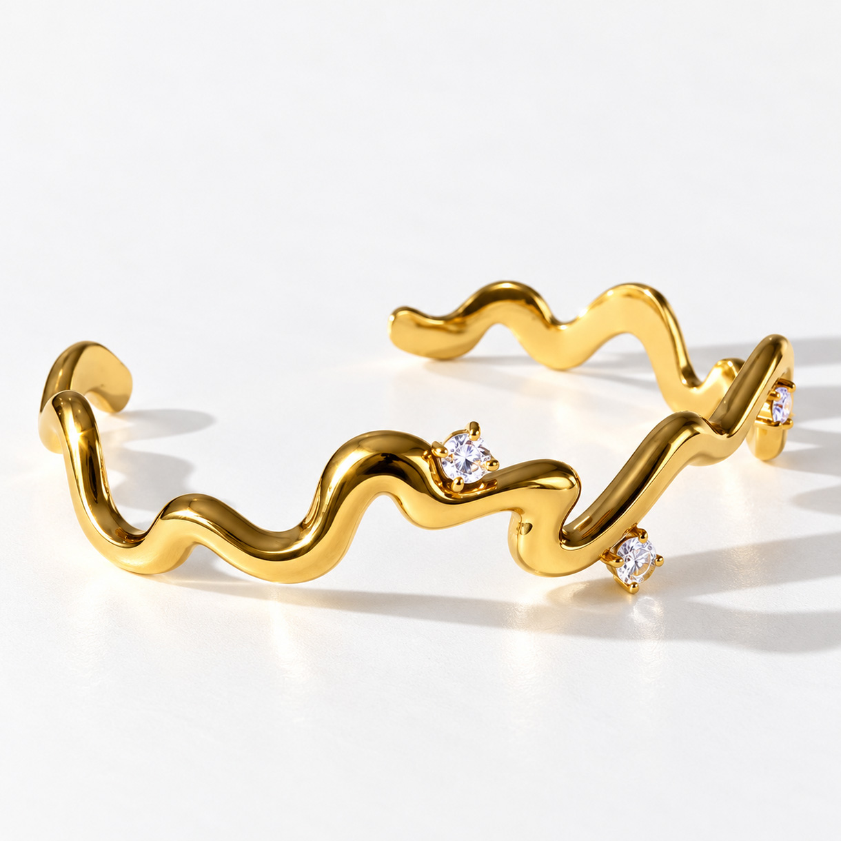 Waves Abstract Bangle Waves Abstract Bangle
